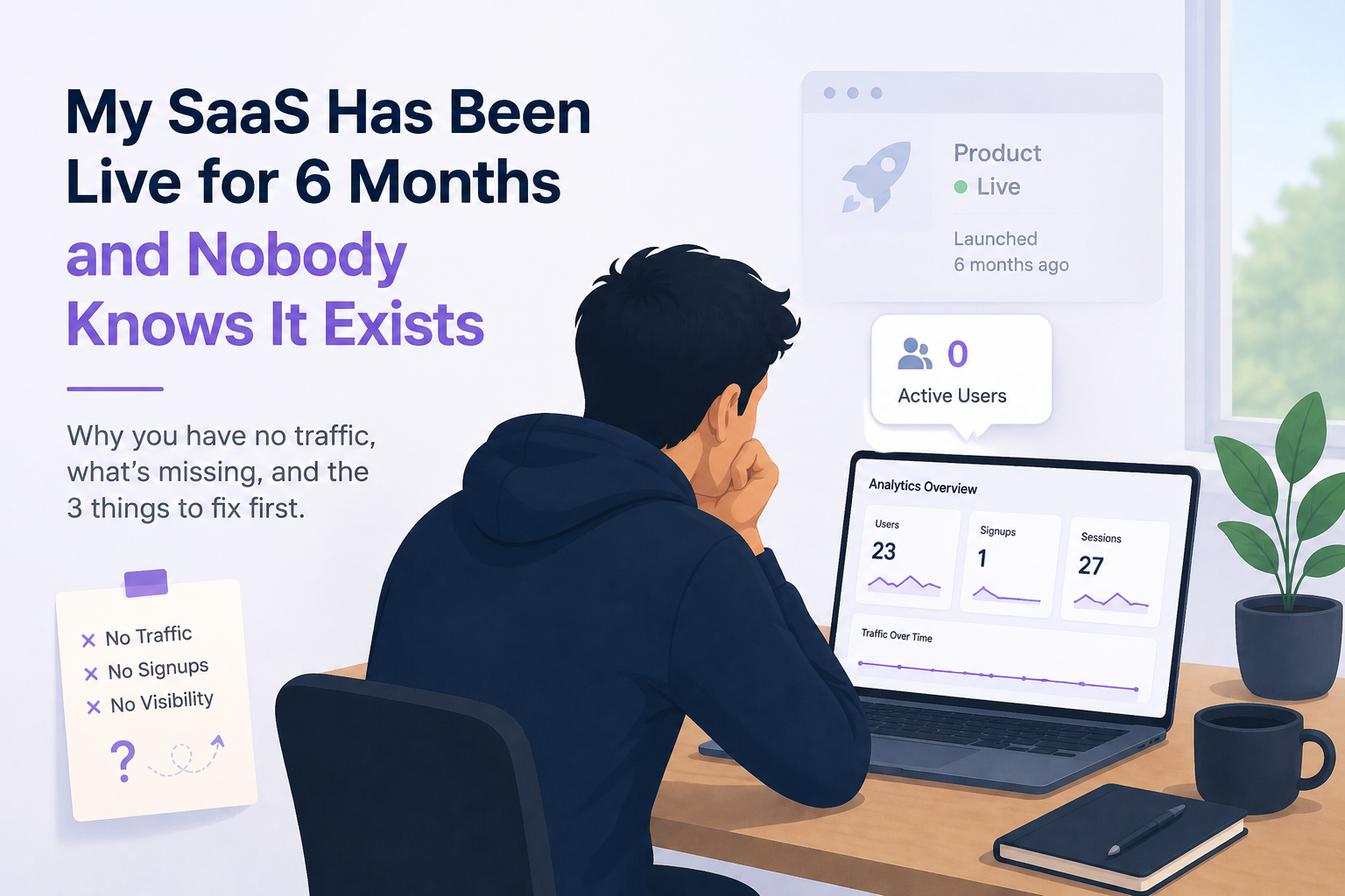 My SaaS Has Been Live for 6 Months and Nobody Knows It Exists